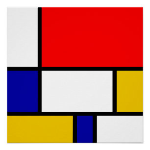 Póster Mondrian 2