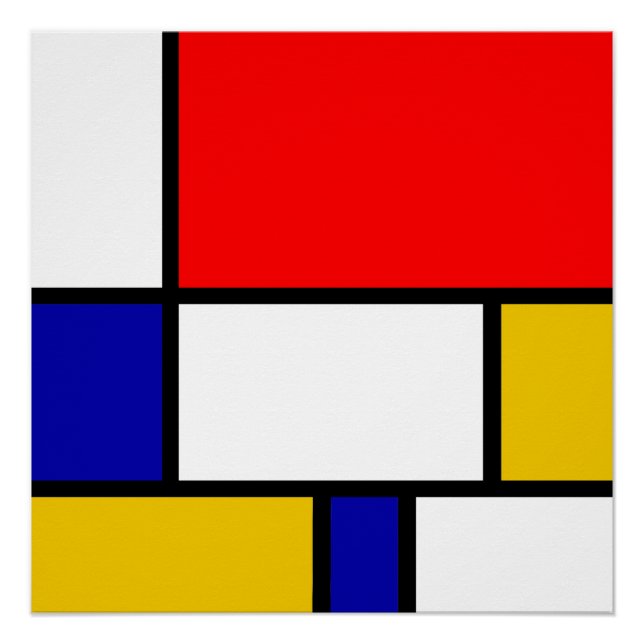 Póster Mondrian 2 (Frente)