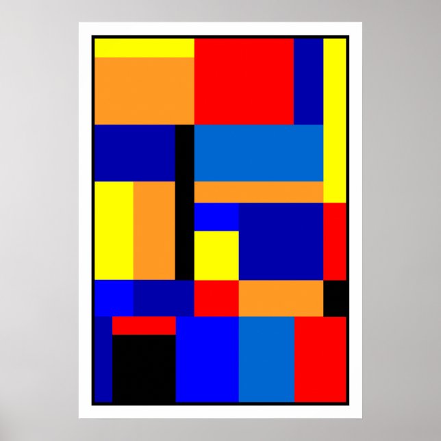 Póster Mondrian #2-1 (Frente)