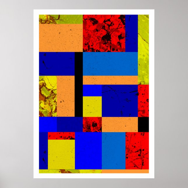 Poster Mondrian #3 (Frente)