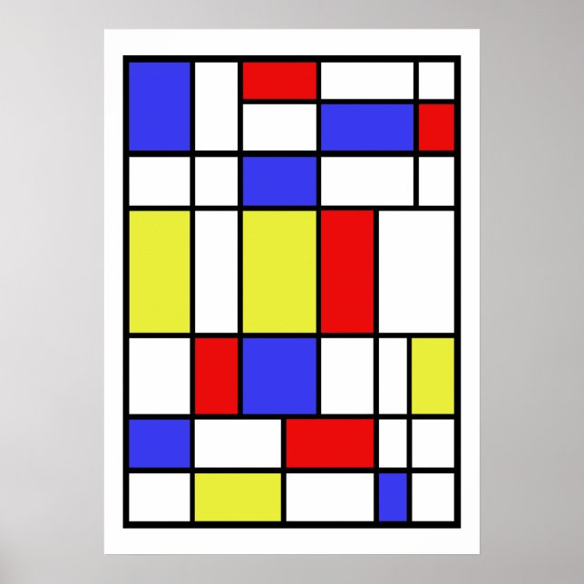 Poster Mondrian #59 (Frente)