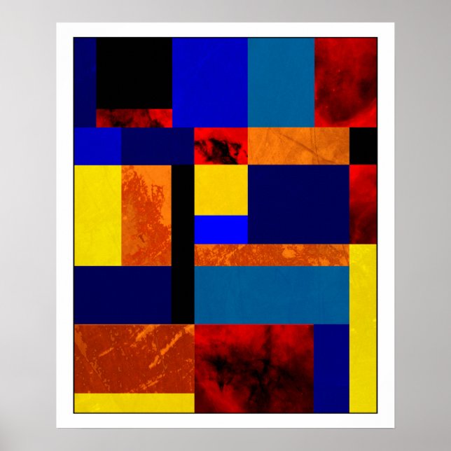 Póster Mondrian #7-1 (Frente)