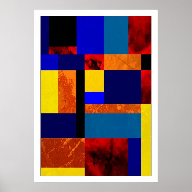 Poster Mondrian #7-1 (Frente)