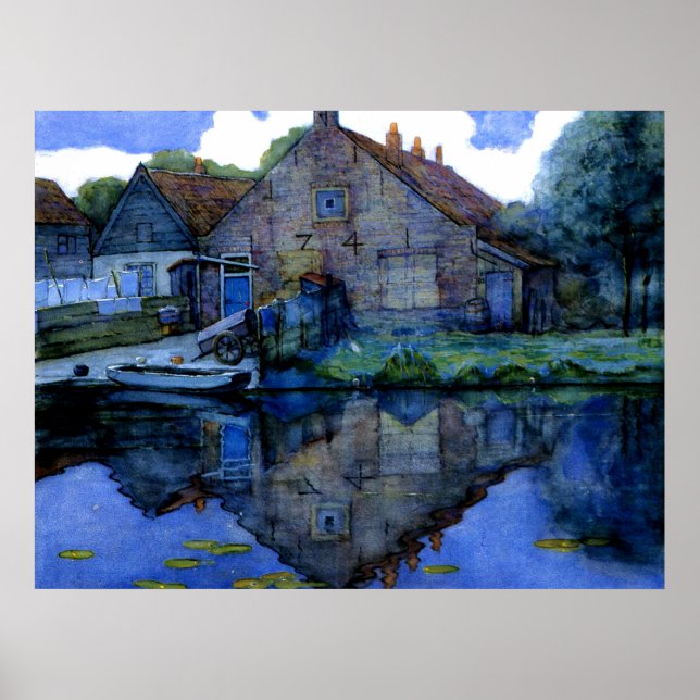 Poster Mondrian - Casa do Gein, (Frente)