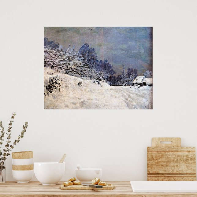 Poster Monet - A estrada em frente à Fazenda Simeon, (Cozinha)