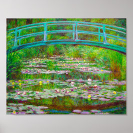 Poster Monet, a ponte de futebol japonesa e os lírios de 