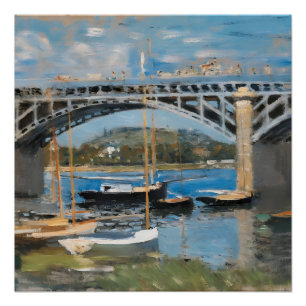 Póster Monet - A Ponte sobre o Sena