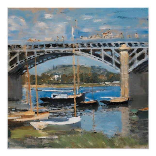 Póster Monet - A Ponte sobre o Sena (Frente)