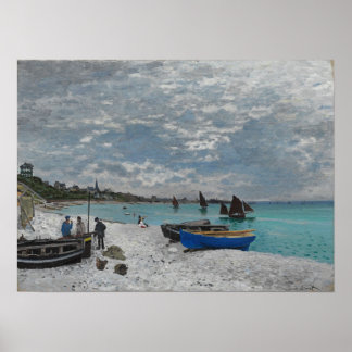 Poster Monet - A Praia Em Sainte Adresse