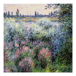 Póster Monet - A Spot on the Banks of the Seine