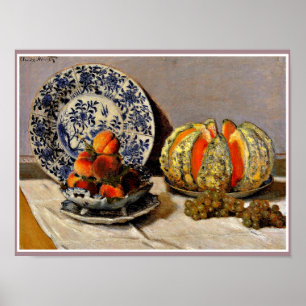 Poster Monet - A Vida Estática com Melão