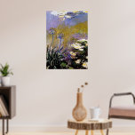 Poster Monet - Agapanthus, belas artes,<br><div class="desc">Agapanthus,  1914-1917,  pintura de arte por Claude Monet</div>
