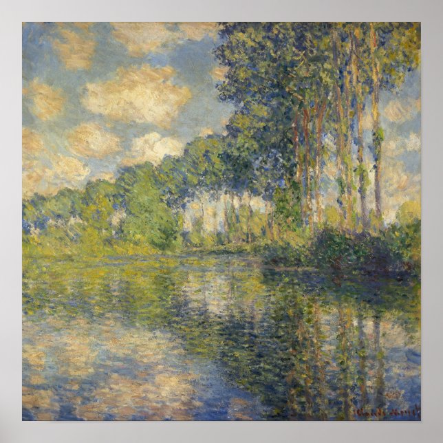Poster Monet - Álamos no Epte (Frente)