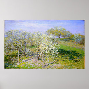Poster Monet - Apple Trees In Bloom 1873
