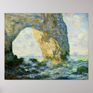 Poster Monet - Arca Rochosa Manneport A Oeste De Etretat