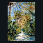 Poster Monet - Argel, o Jardim de Essai<br><div class="desc">Argel,  o Jardim de Essai. Pintura de arte de Claude Monet.</div>