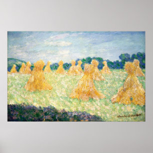 Poster Monet - As Jovens Mulheres Do Efeito Sol Giverny