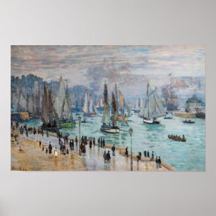 Poster Monet - Barcos de Pesca Deixando o Porto, Le Havre