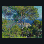 Poster Monet Bordighera Itália Paisagem<br><div class="desc">Oscar-Claude Monet (14 de novembro de 1840 - 5 de dezembro de 1926) foi pintor e fundador do estilo de pintura Impressionista francês. O termo "impressionismo" deriva do título de uma de suas pinturas. Esta pintura é Bordighera.</div>