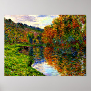 Poster Monet - Braço do Jeufosse, Autumn