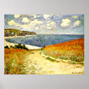 Poster Monet - Caminho pelo Milho em Pourville