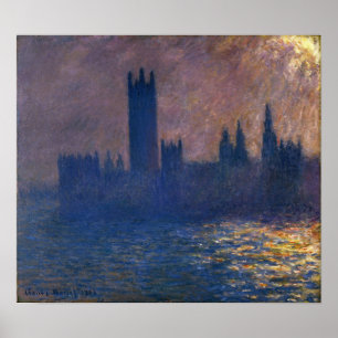 Poster Monet - Casas De Efeito De Luz Solar