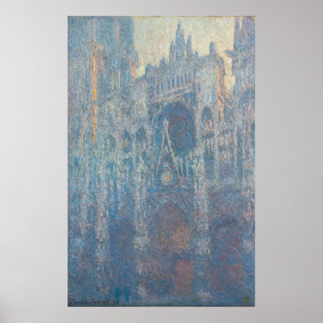 Póster Monet, Catedral de Rouen, Portal (Frente)