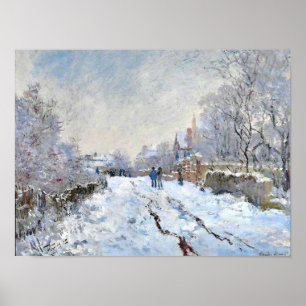 Poster Monet - Cena de Neve na Argentina