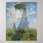 Poster MONET Claude Artist Pinter Oil Painting Canva<br><div class="desc">MonET Claude Artist Art Painter Oil Painting Canvas Mulher com Parasol Madame Monet e Ele Poster Anime Cartoon Ficção em Quadrinhos Manga</div>