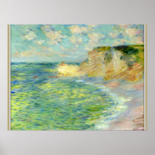 Poster Monet - Cliff em Amont