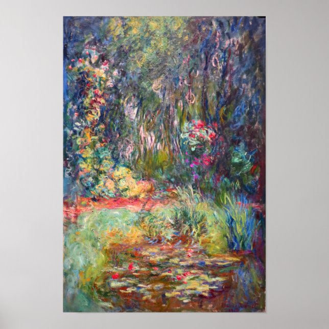Poster Monet Corner of Water Lily Pond (Frente)