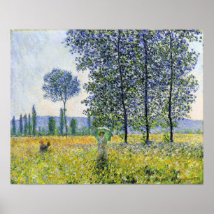 Poster Monet - Efeito Da Luz Solar Sob Os Pares De 1887