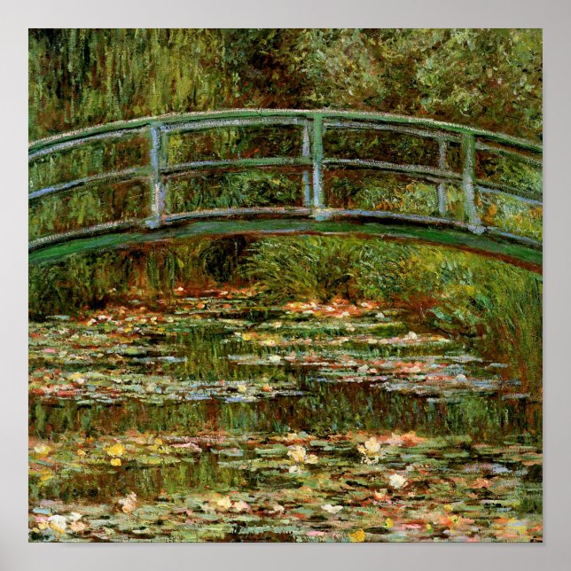 Poster Monet French Bridge Art (Frente)