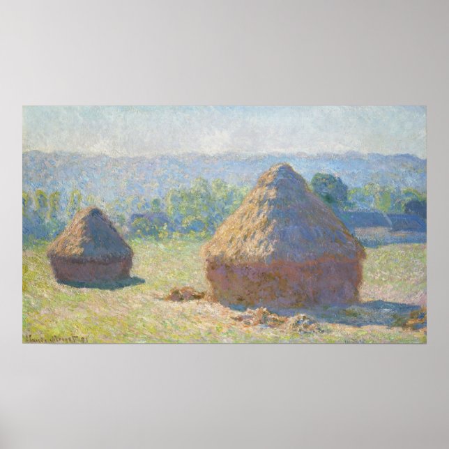 Poster Monet - Haystacks Fim Do Verão (Frente)