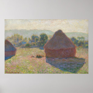 Poster Monet - Haystacks Midday