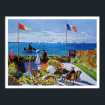 Póster Monet: Jardim de Sainte-Adresse<br><div class="desc">Monet: Jardim em Sainte-Adresse Esta é uma reprodução de qualidade digitalmente pintada da pintura a óleo de Claude Monet "Jardim em Sainte-Adresse,  feita em 1867. Nota: Sugerimos o papel semirbrilhante ou melhor para um impressão de poster de qualidade fina que durará anos.</div>