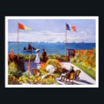 Póster Monet: Jardim de Sainte-Adresse<br><div class="desc">Monet: Jardim em Sainte-Adresse Esta é uma reprodução de qualidade digitalmente pintada da pintura a óleo de Claude Monet "Jardim em Sainte-Adresse,  feita em 1867. Nota: Sugerimos o papel semirbrilhante ou melhor para um impressão de poster de qualidade fina que durará anos.</div>