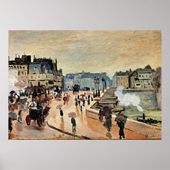 Poster Monet - Le Pont Neuf, (Frente)