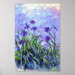 Poster Monet Lilac Irises