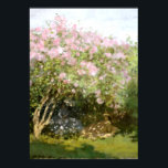 Poster Monet - Lilases no Sol<br><div class="desc">Lilases no Sol,  pintura de belas artes pelo artista francês Claude Monet</div>
