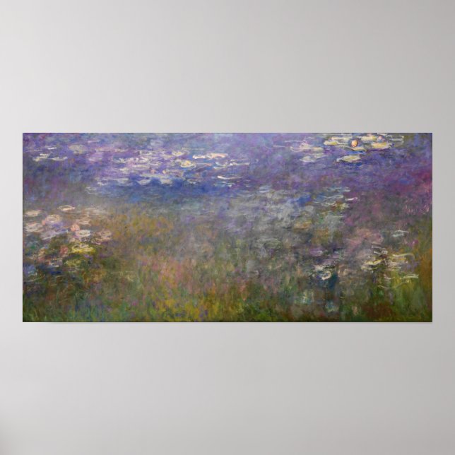 Poster Monet - Lírios de Água (Frente)