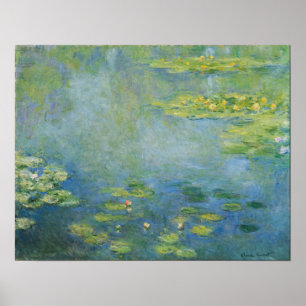 Poster Monet - Lírios de Água