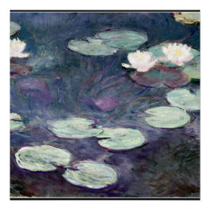 Póster Monet - Lírios De Água 1897-1899,