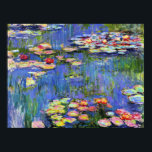 Poster Monet - Lírios De Água, 1916,<br><div class="desc">A famosa pintura de Claude Monet,  Lírios d'água 1916</div>