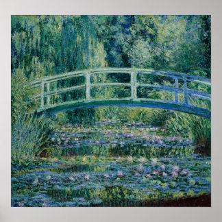 Poster Monet - Lírios de Água e Ponte Japonesa