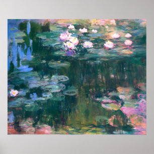 Poster Monet - Nenúfares, 1914-1917,