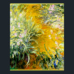 Póster Monet - O Caminho através dos irlandeses,<br><div class="desc">O Caminho através dos irlandeses,  famosa pintura do artista impressionista francês Claude Monet</div>