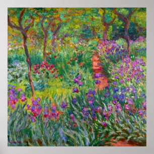 Poster Monet "O Jardim Íris em Giverny"