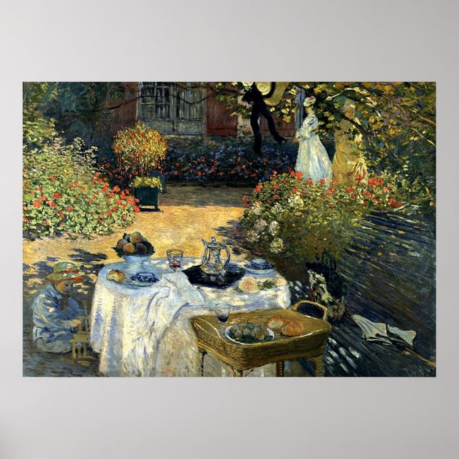 Póster Monet - O Luncheon (Frente)