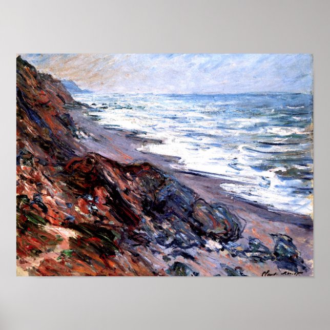 Poster Monet - O Mar em Pourville (Frente)